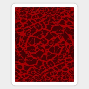 Red Texture Sticker